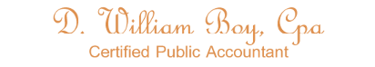 d william boy cpa logo