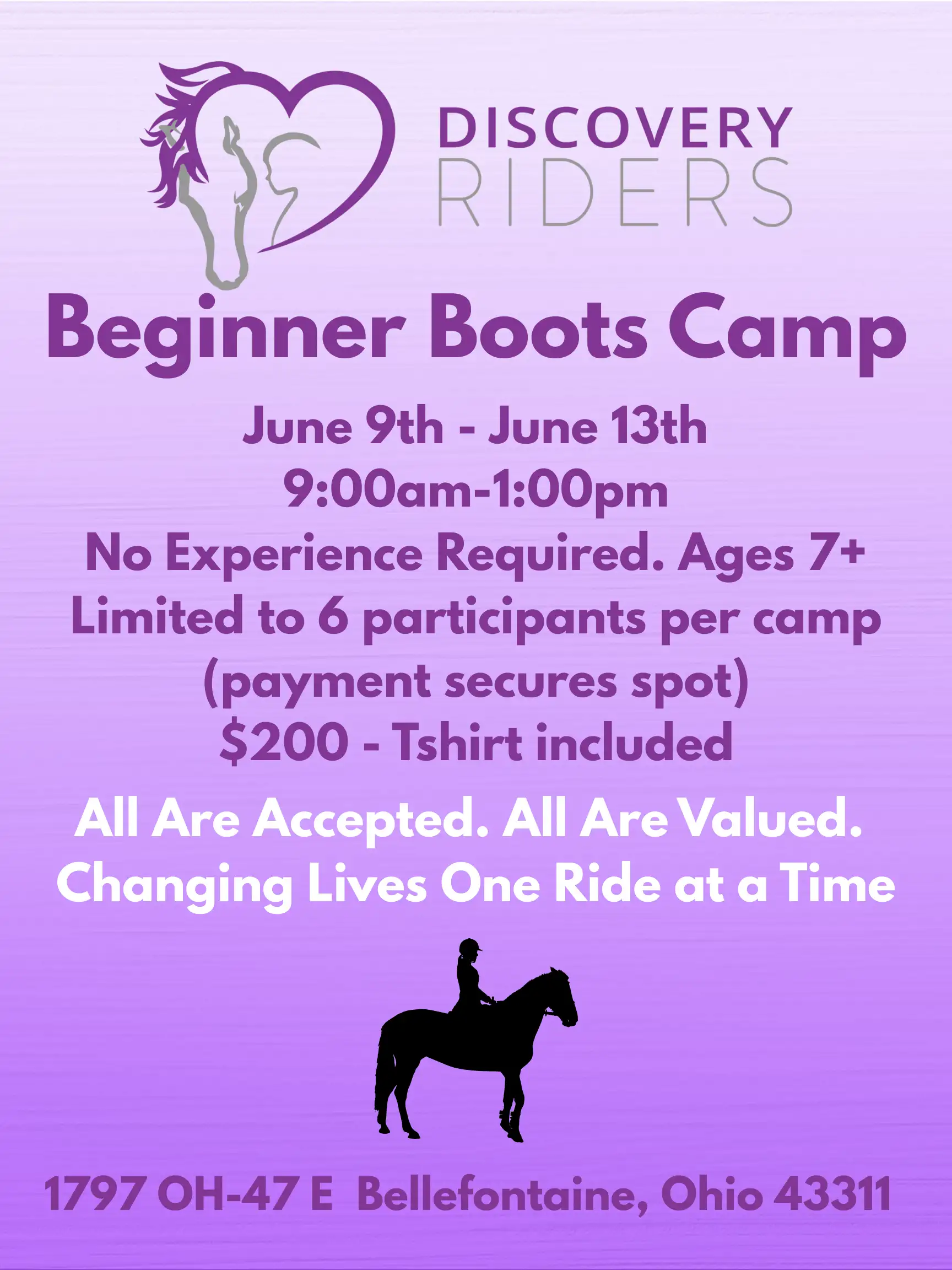Beginner Boots Camp Flyer 2 Beginner Boots Camp Flyer 2